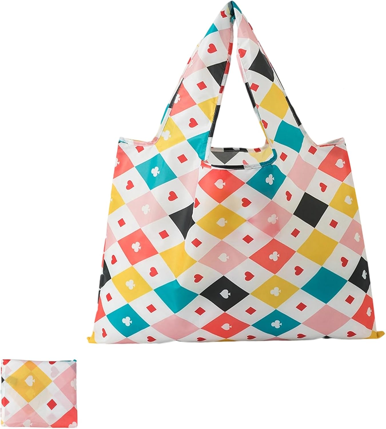 Folding Shopping Bags Eco-friendly Tote Bag for Groceries Travel and Everyday Use Portable Compact Convenient Storage